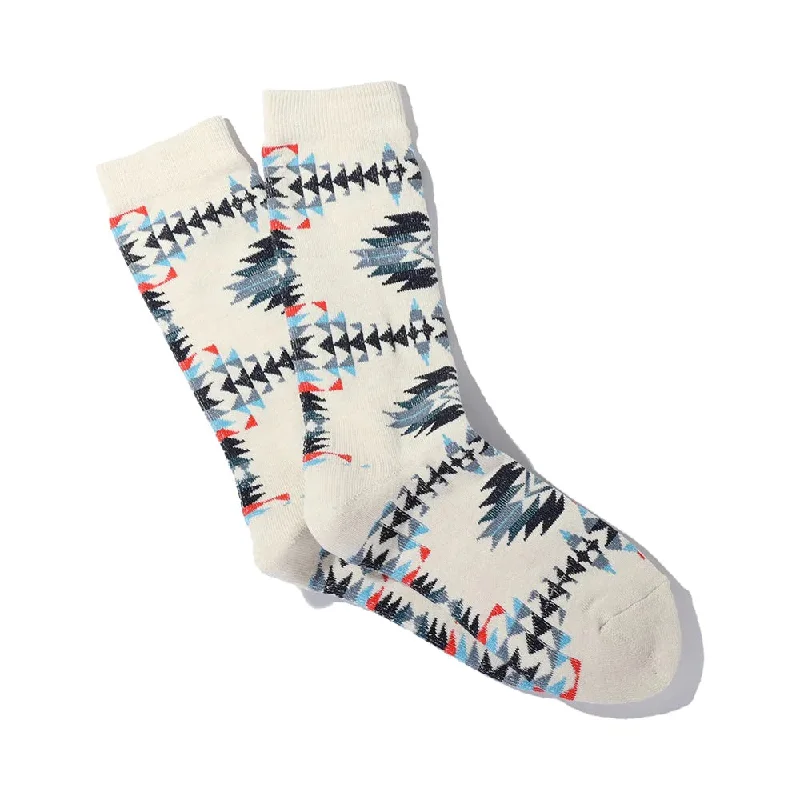 Anonymous Ism Native Crew Sock - White